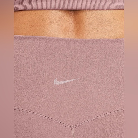 Women’s Nike Yoga Dri-Fit Luxe Tight Fit Flared Pants Size S (4-6) Smokey Mauve - Picture 3 of 6